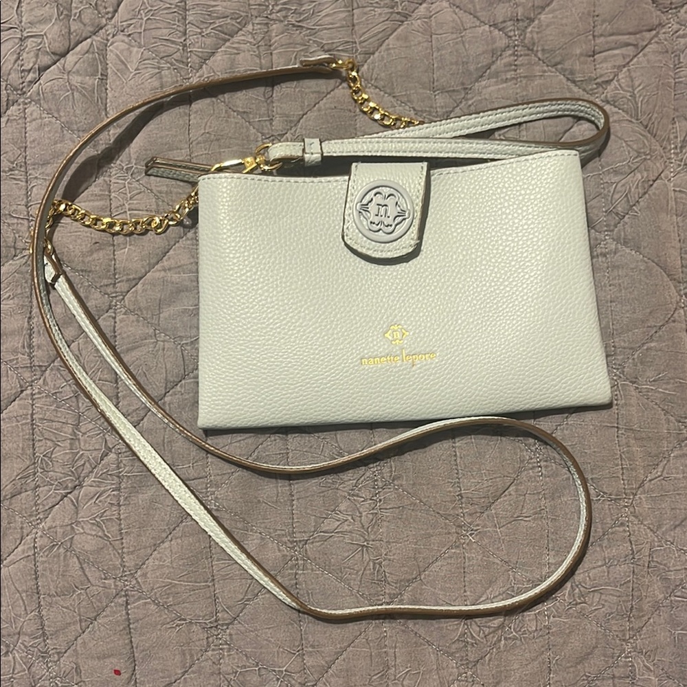 Cream Crossbody Bag